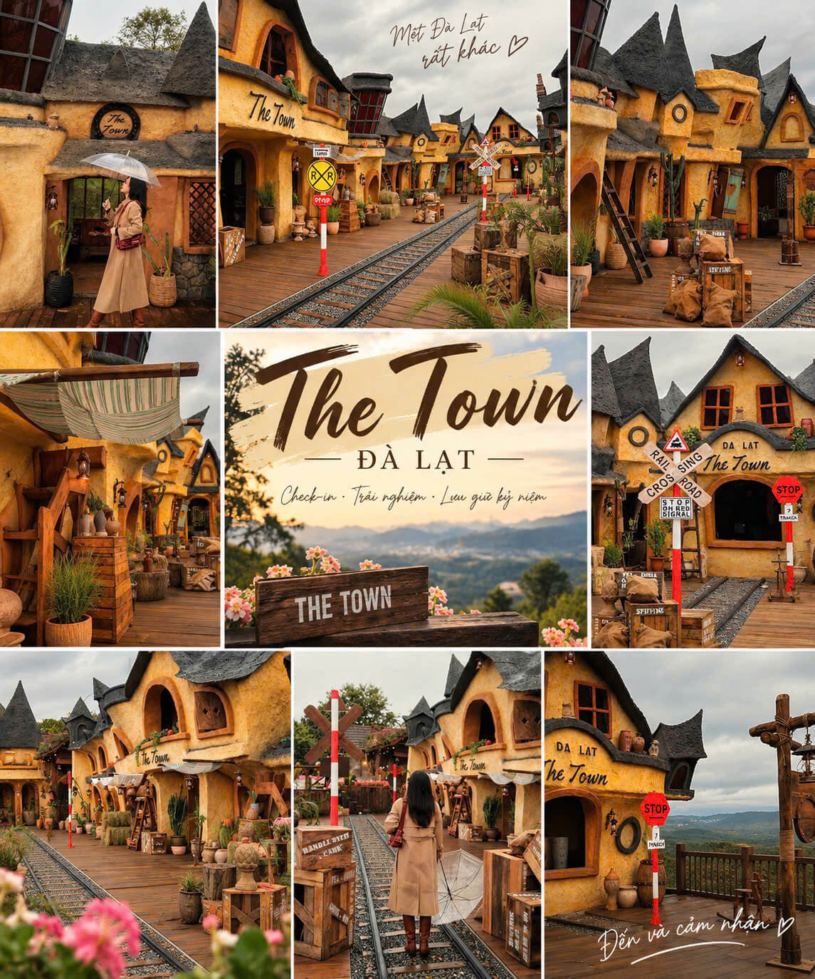 Đón Sân Bay Liên Khương Ghép Tour Đà Lạt Trong Ngày Tour check-in The Town Đà Lạt cổng trời Bali cùng Taxi Đức Trọng