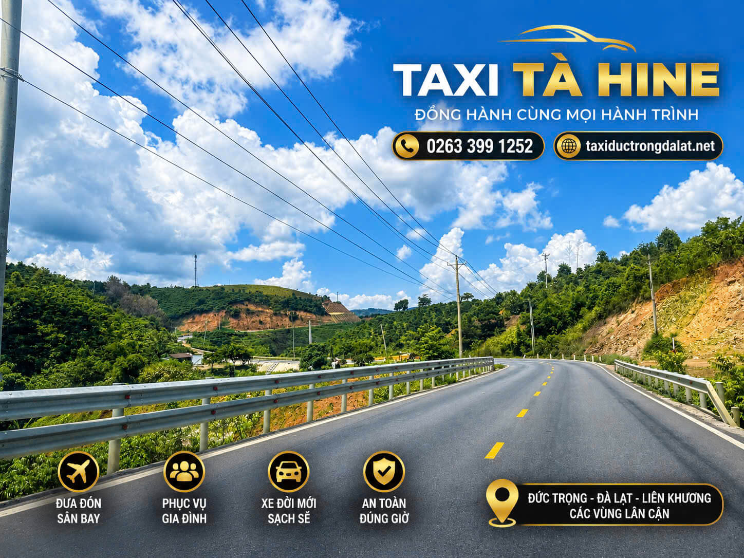 Taxi Đà Loan – Tà Hine – Ninh Loan: Đón Tận Thôn 24/7, Gọi 02633 991 252 Đường đèo qua xã Tà Hine, Lâm Đồng — tuyến taxi đi Đà Lạt và sân bay Liên Khương
