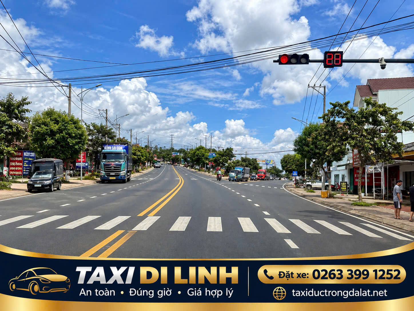 Quốc lộ qua Di Linh Đoạn quốc lộ đi qua vùng Di Linh, cung đường Taxi Di Linh chạy hằng ngày
